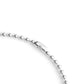 Rhodium Signature Quilted Orb Pendant Necklace