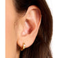 Meant To Be Diamond Accent Huggie Earrings