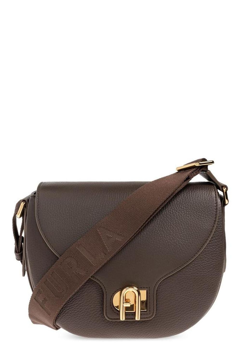 Furla Lotus Foldover-Top Shoulder Bag