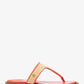 Carson Straw T-Strap Sandal