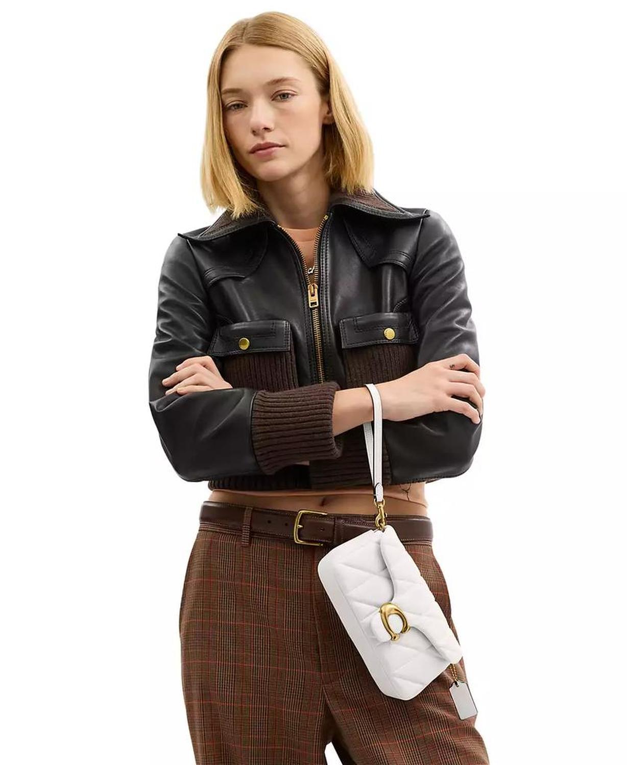 Quilted Mini Tabby Chain Crossbody Bag 19