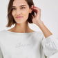 Women's Cotton Embellished-Logo Sweatshirt
