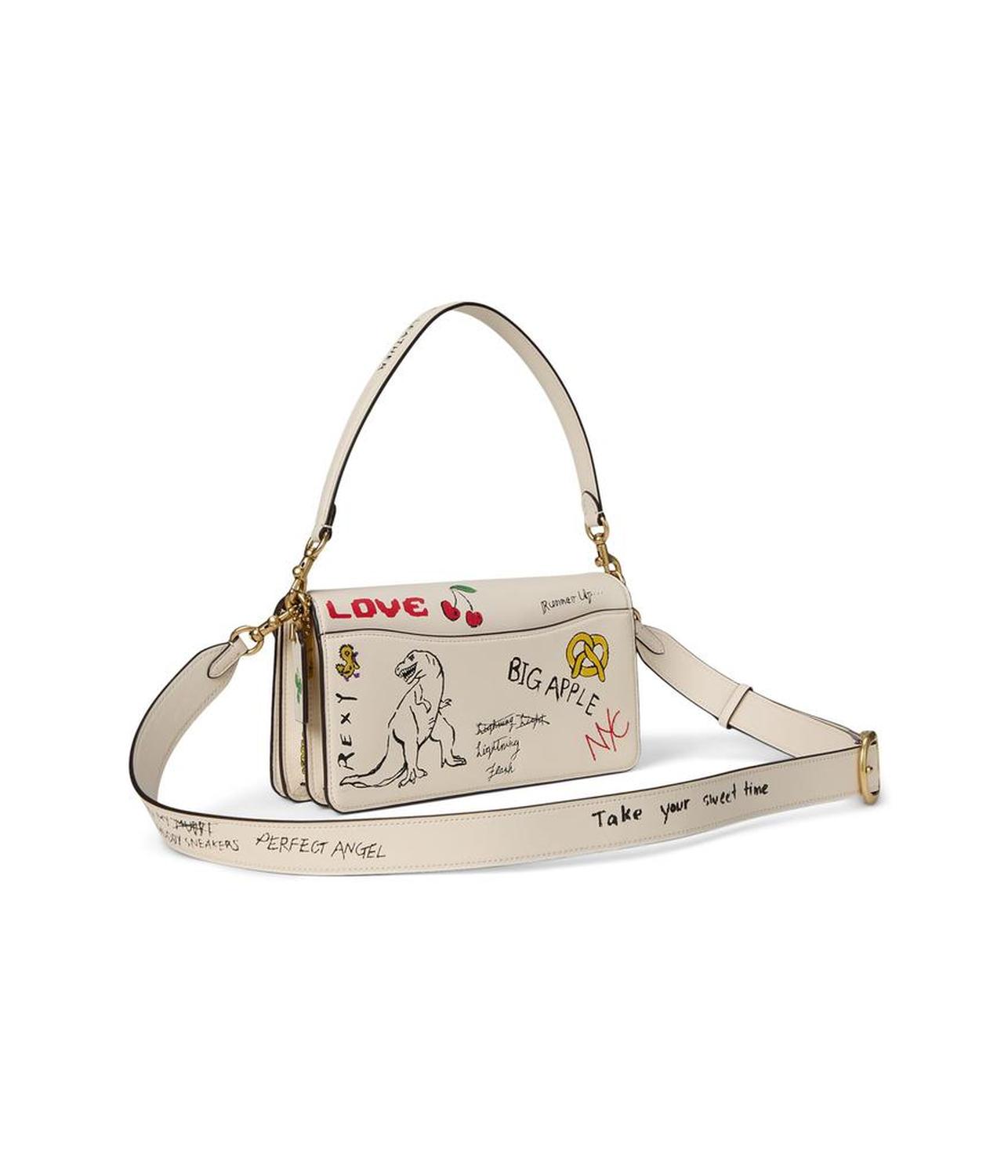 Tabby Shoulder Bag 26 With Sketch Print