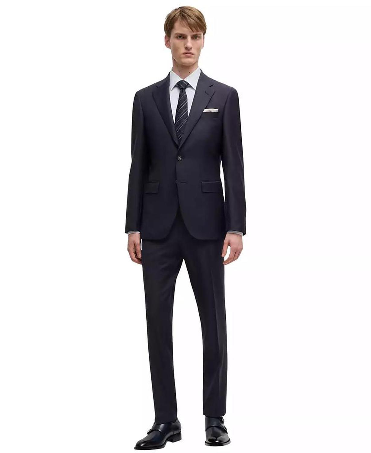 Men's Virgin Wool Slim-Fit Jacket