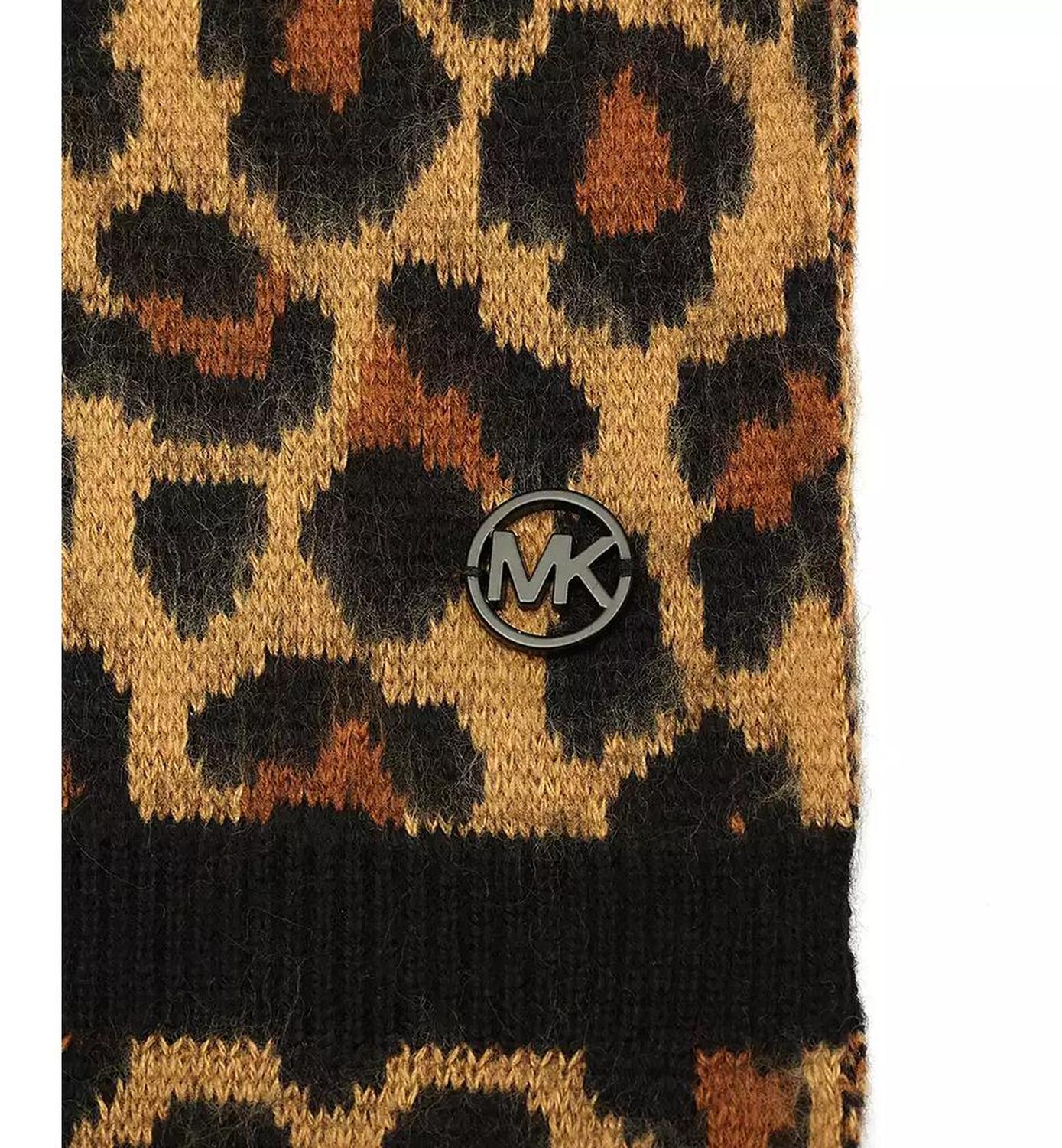 Women's Brushed Three Color Leopard Scarf