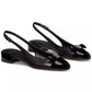 Women's Deco Bow Slingback Pumps