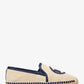 Hastings Two-Tone Cotton Blend Canvas Espadrille