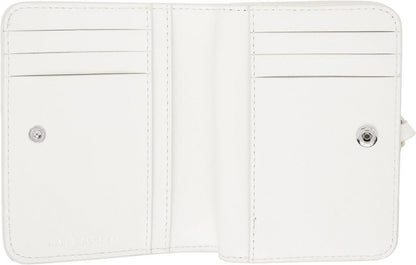 White 'The Sticker Utility Snapshot Mini Compact' Wallet