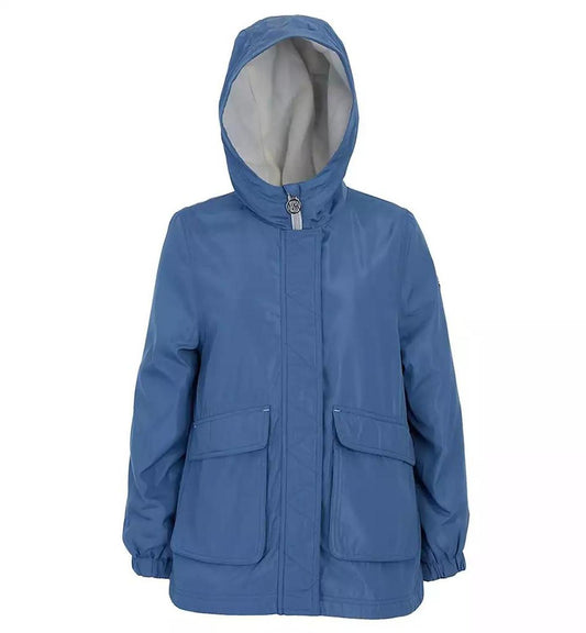 Big Girls Fleece Lined Rain Jacket