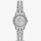 Limited-Edition Petite Runway Pavé Silver-Tone Watch