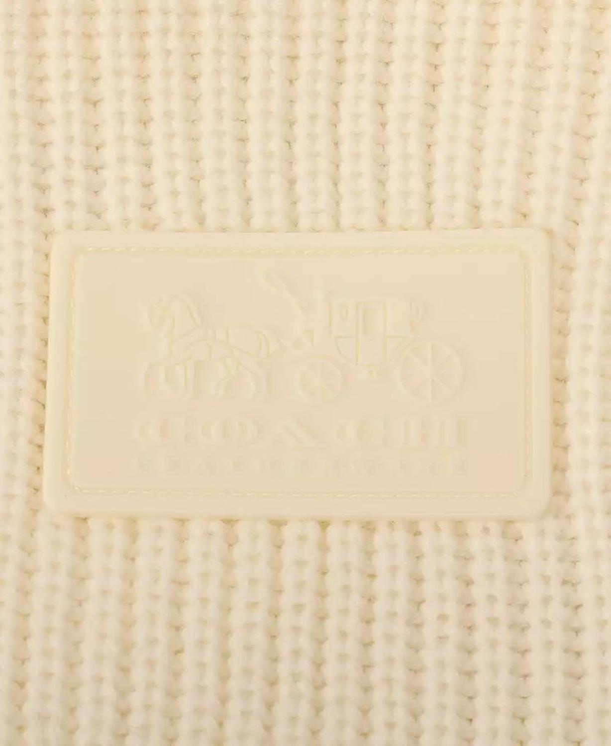 Women's Rubber Patch Knit Cape Sweater