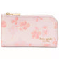 Devin Spring Pansies Small Slim Leather Bifold Wallet