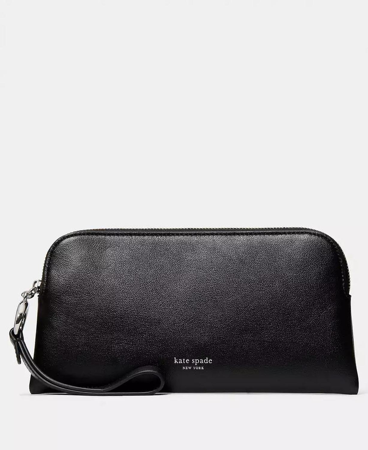 Halo Fine Grain Leather Wristlet