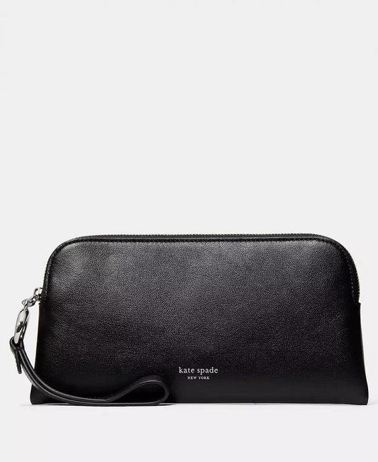 Halo Fine Grain Leather Wristlet