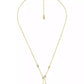 Brilliance Lariat Cubic Zirconia Y Pendant Necklace