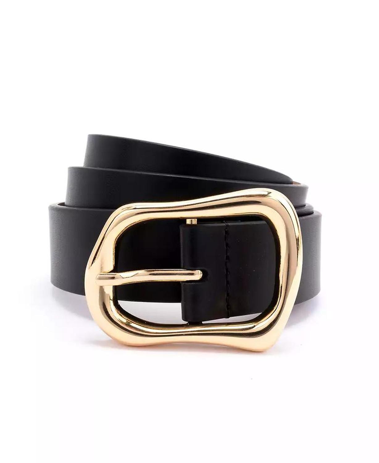 Women's 30mm Molten Metal Buckle Belt