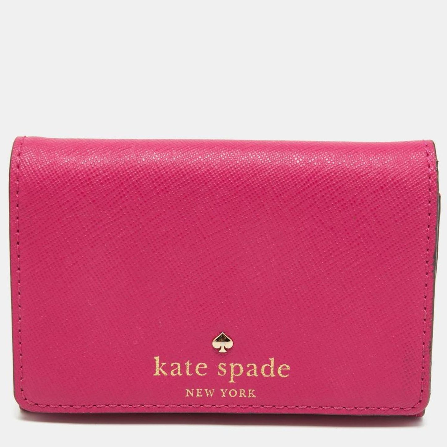 Kate Spade Fuchsia Leather Card Case