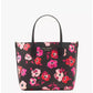 Women's Bleecker Fall Poppies Medium Tote Bag
