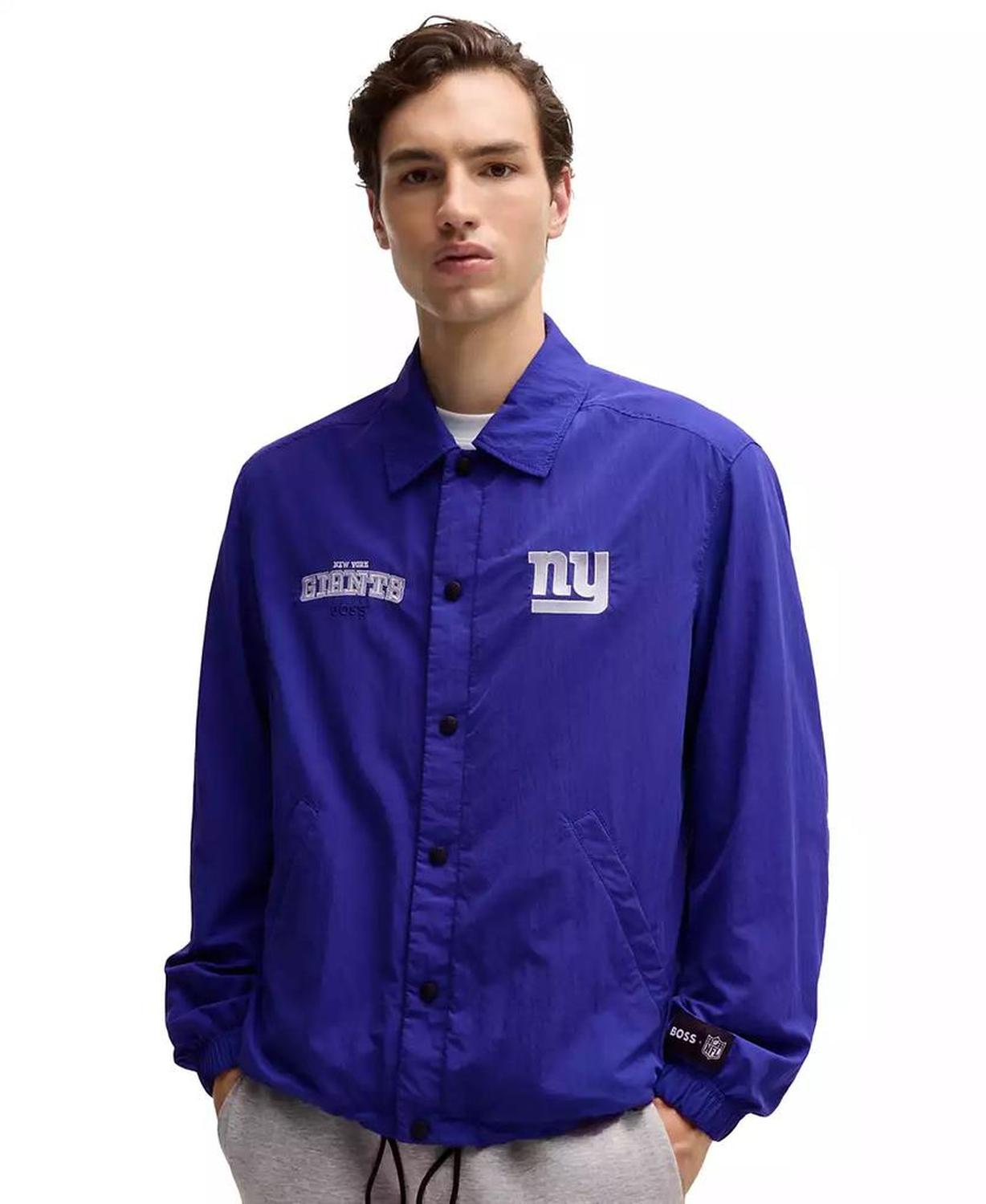 BOSS x NFL Embroidered Branding Water-Repellent Jacket
