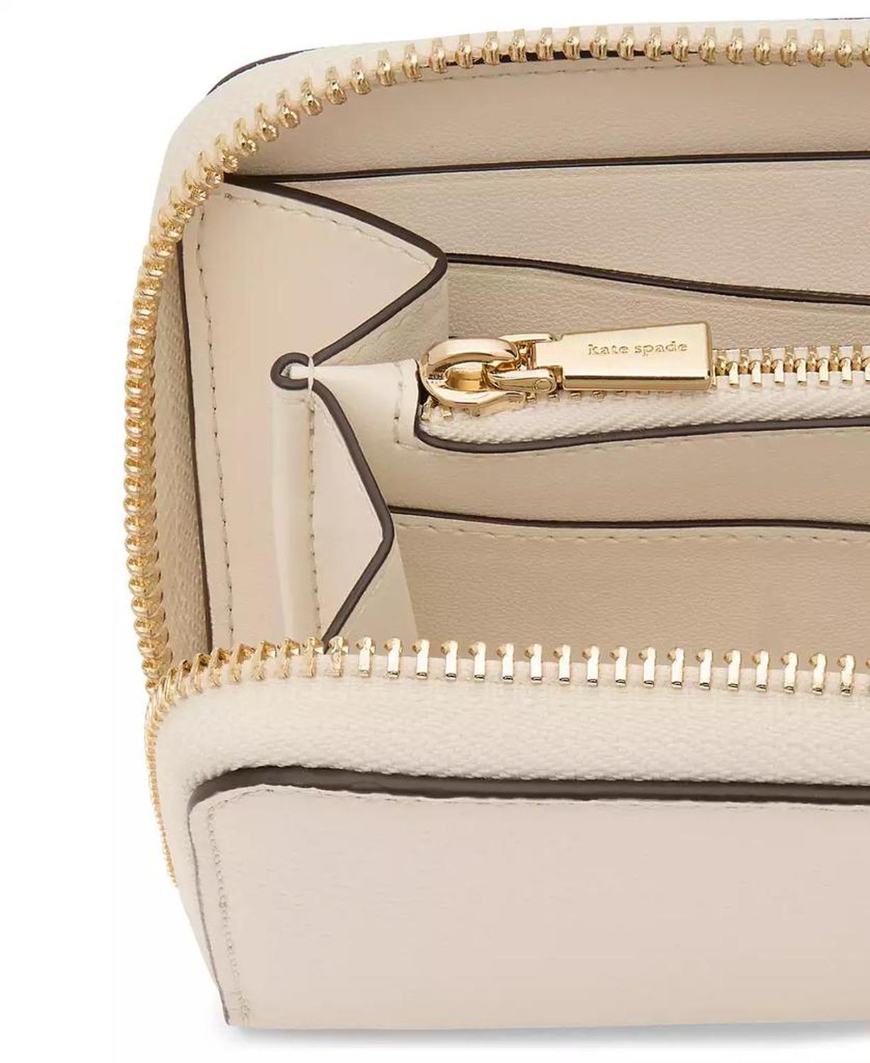 Taylor Leather Zip-Around Continental Wallet