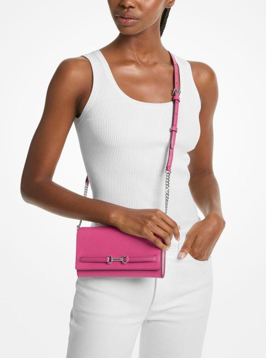 Carson Large Pebbled Leather Convertible Crossbody Bag