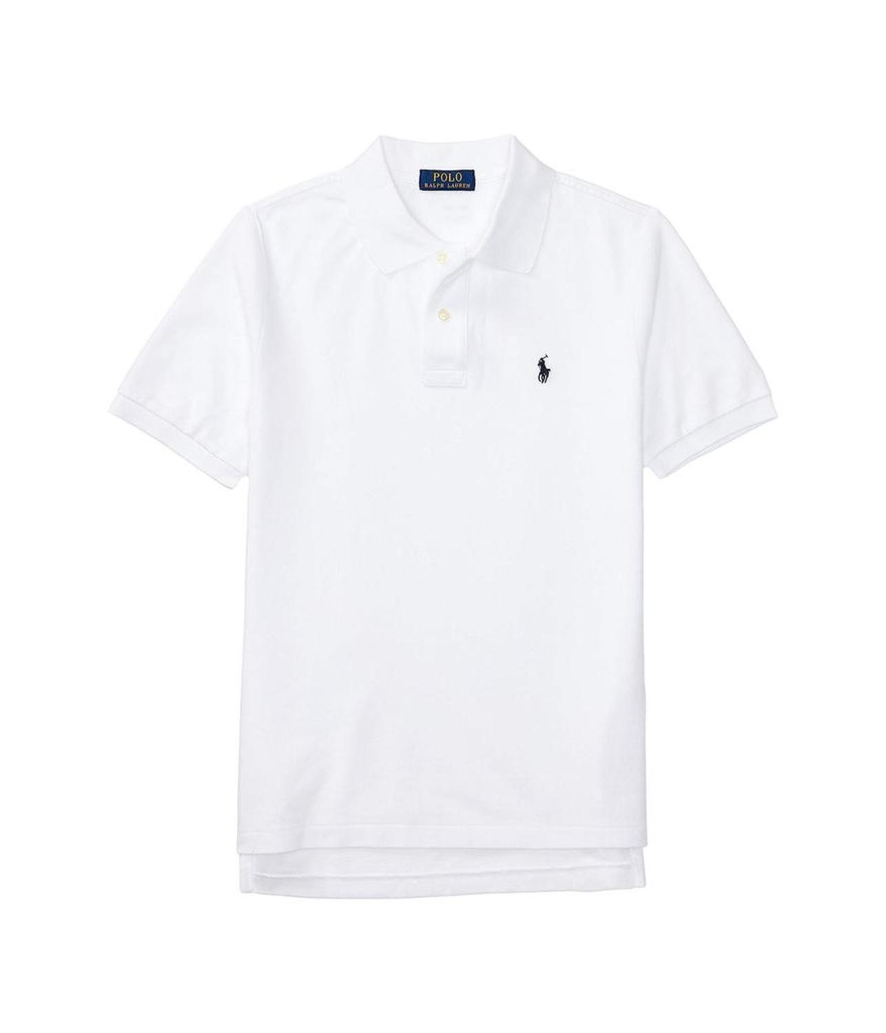 Cotton Mesh Polo Shirt (Big Kids)