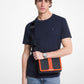 Cooper Color-Block Signature Logo Crossbody Bag with Pouch