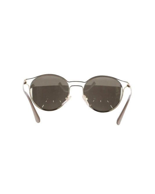 Prada Cinema PR 62SS Mirror Sunglasses in Gold Metal