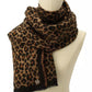 Women's Bouclé Leopard-Print Scarf
