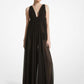 Silk Chiffon Empire Goddess Gown