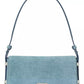 Liv Denim Suede Shoulder Bag