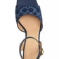 Women's Suede Espadrille Wedge Sandals