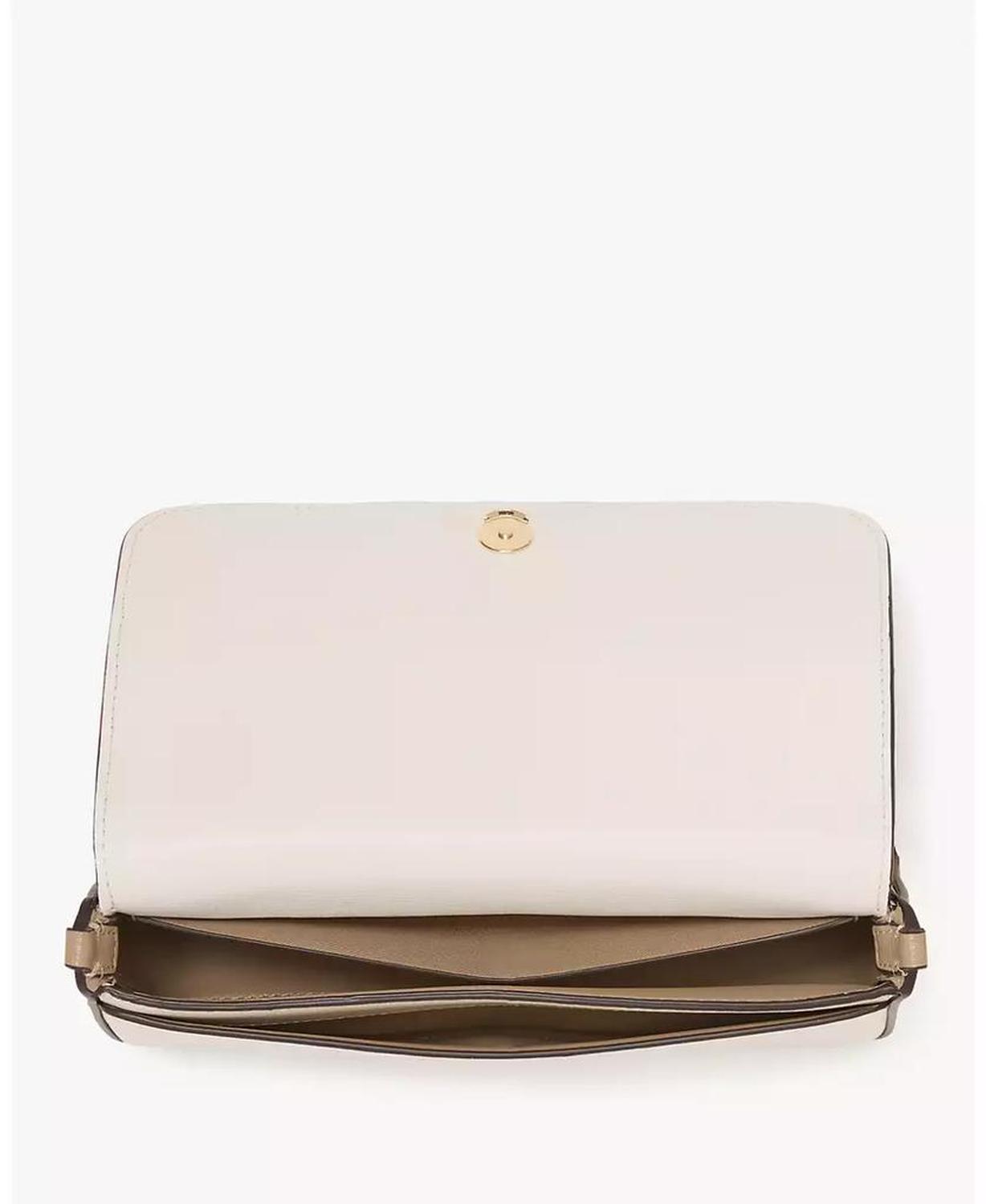 Devin Saffiano Leather Flap Chain Wallet