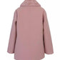 Toddler and Little Girls Faux Wool Hooded Collar Jacket