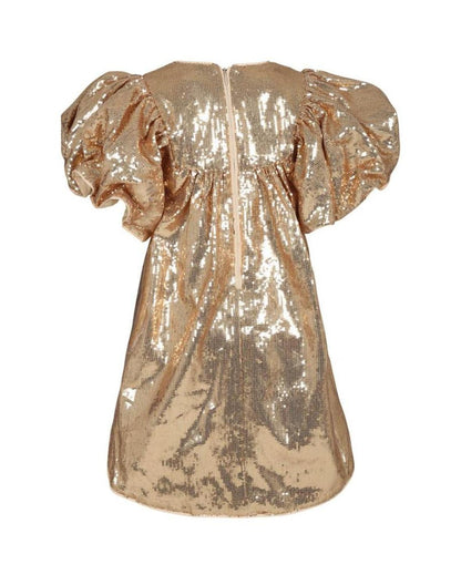 The Marc Jacobs Kids Sequin Embellished Short-Sleeved Dress