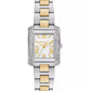 Women's Emery Three-Hand Two-Tone Stainless Steel Watch, 22x28mm
