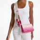 Jet Set Small Ombré Straw Crossbody Bag with Case for Apple Airpods Pro®