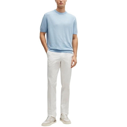 Men's Accent Tipping Linen-Blend Regular-Fit Sweater