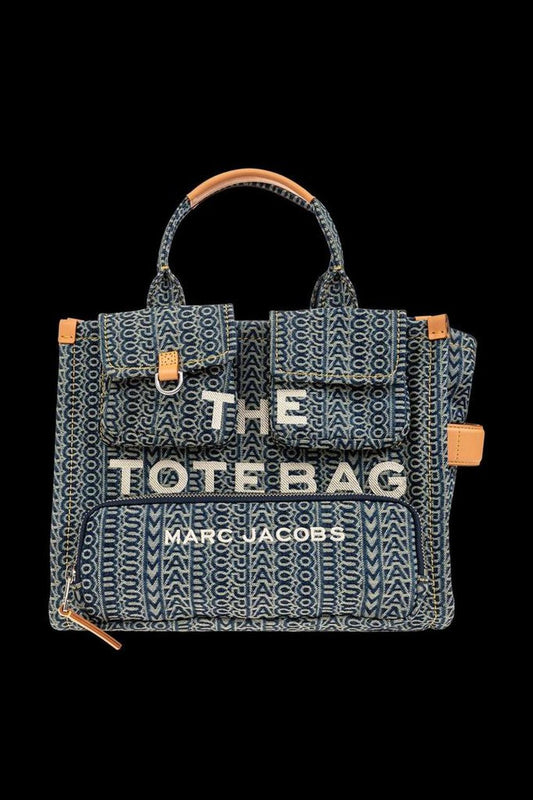 Marc Jacobs The Cargo Monogram Denim Medium Tote Bag