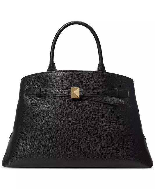Deco Pebbled Leather Extra Large Satchel