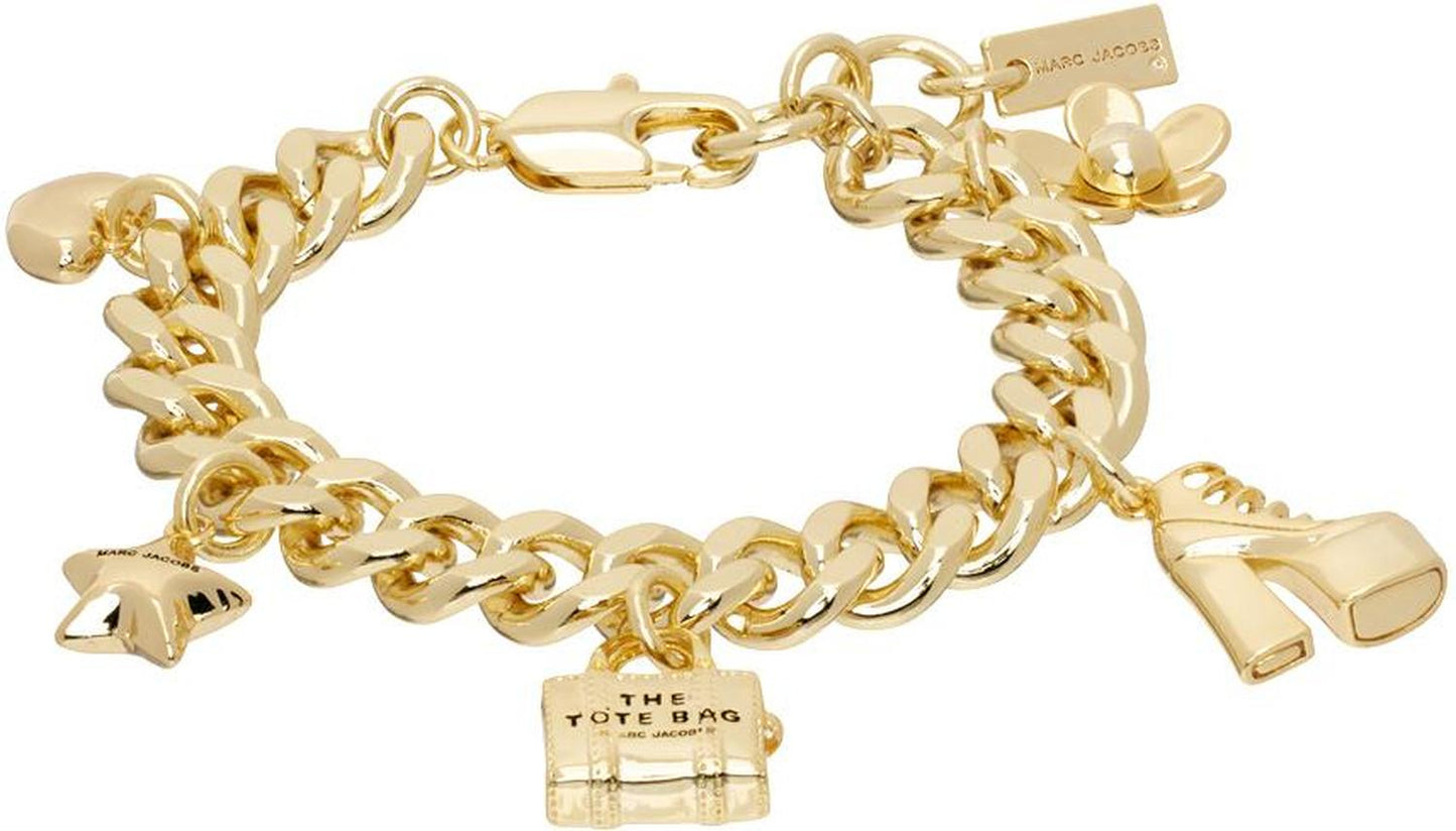 Gold 'The Mini Icon Charm' Bracelet