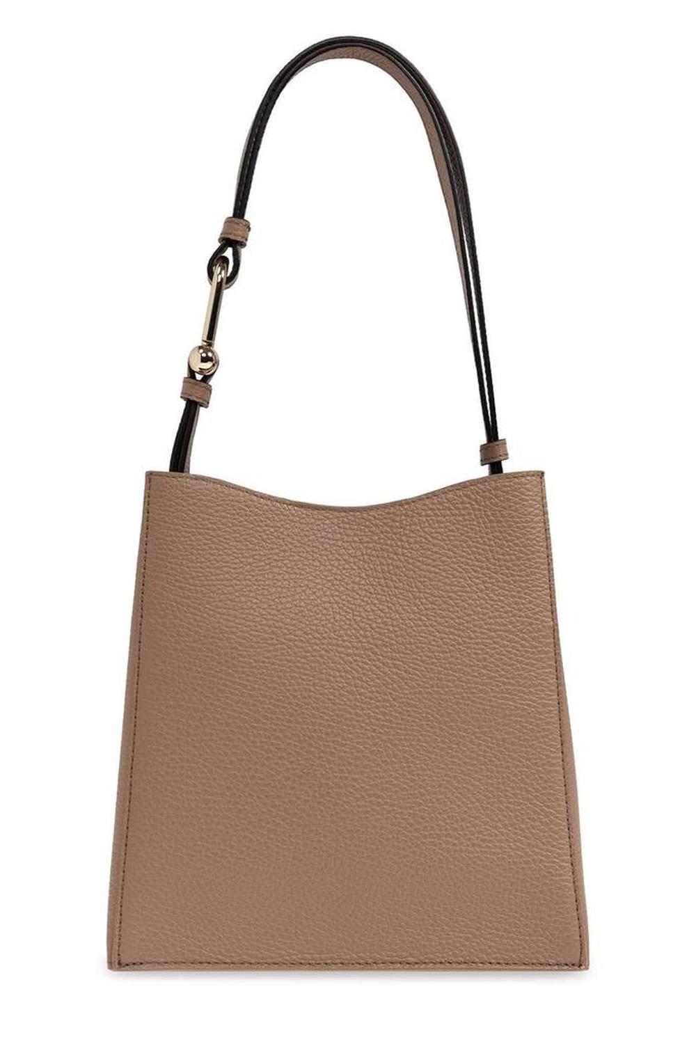 Furla Nuvola Logo Printed Mini Bucket Bag