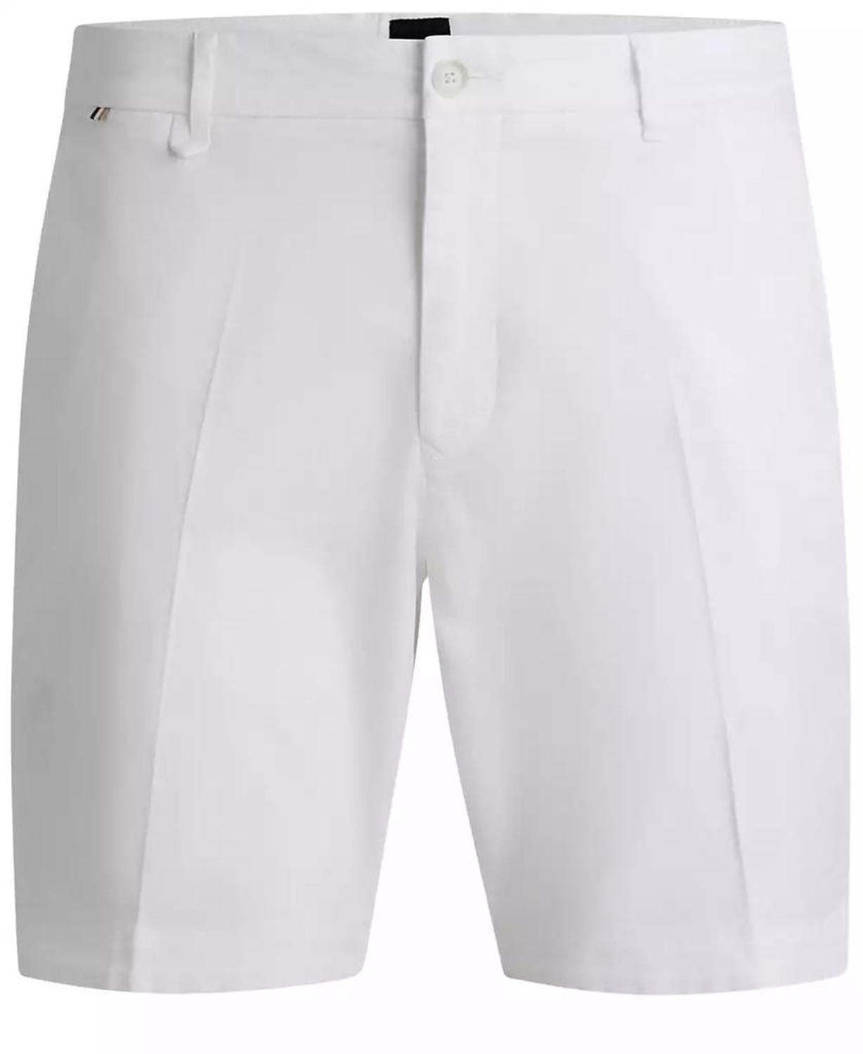 Men's Stretch-Cotton Twill Slim-Fit Shorts