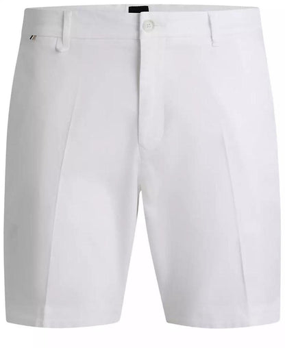 Men's Stretch-Cotton Twill Slim-Fit Shorts