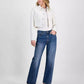 Women's Metallic-Accent Textured Cropped Jacket
