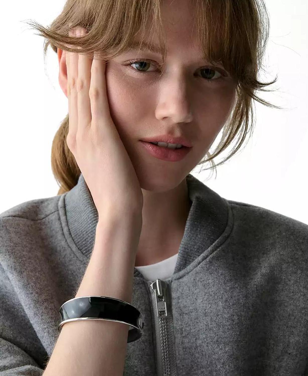 Cubic Zirconia Bangle Bracelet (also in Silver-Tone)