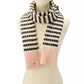 Striped Ribbed Scarf