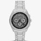 Oversized Accelerator 2.0 Pavé Silver-Tone Watch