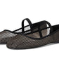 Riley Mesh Mary Jane Ballet Flats