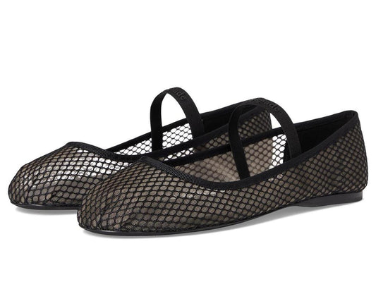 Riley Mesh Mary Jane Ballet Flats